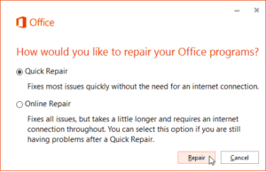How to fix problems in Office 365 installation